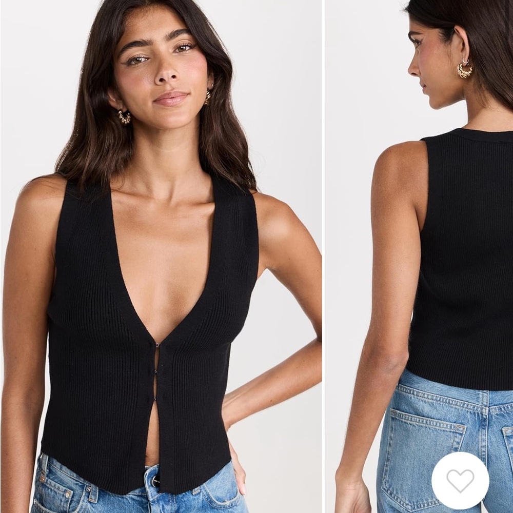 Reformation Myrtle Sweater Vest- SZ S